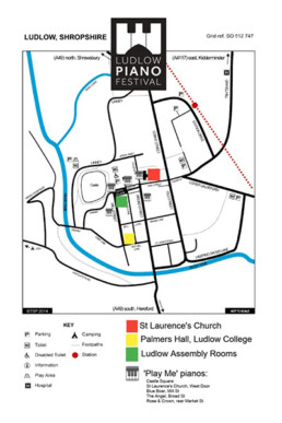 Ludlow Piano Festival Map