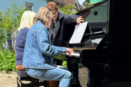 Street Piano at Ludlow Piano Festival